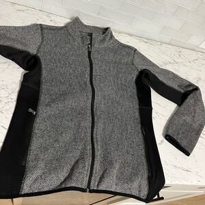 Marc New York Herringbone Black and Gray Blazer